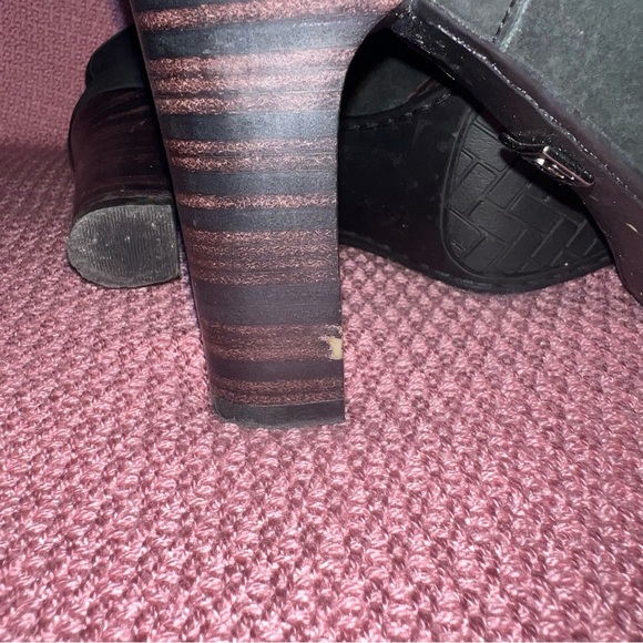 UGG Dandylion II Black Suede Shearling Bootie size 5.5 - Picture 7 of 8